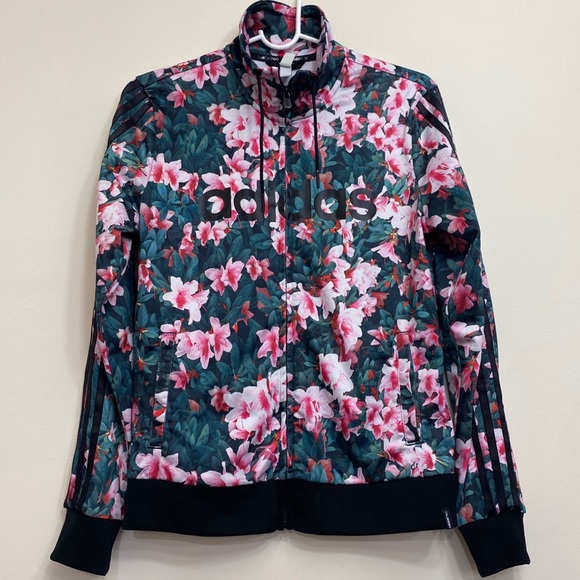 adidas Jackets & Blazers - Floral Adidas Neo Track Jacket